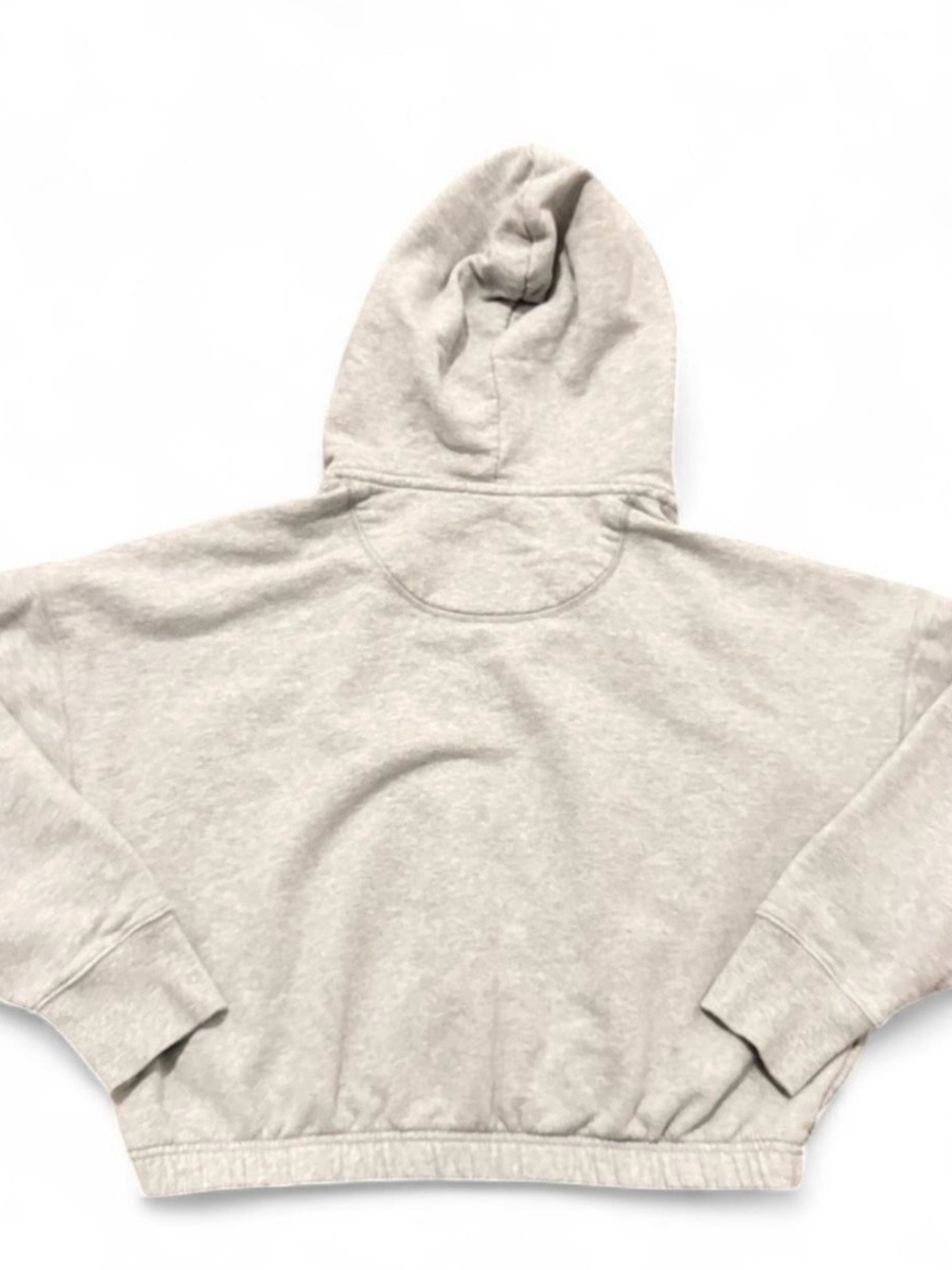 Aerie offline heather grey cropped full-zip hoodie - Picture 3 of 4